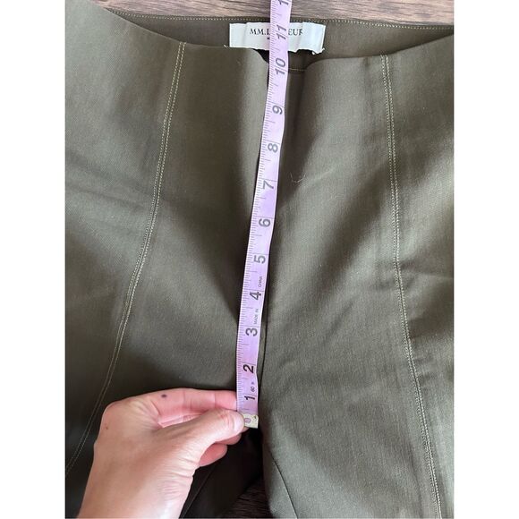 MM. La Fleur Powerstretch High Rise Size Zip Pants Olive Green Size 4 New York - Picture 13 of 14